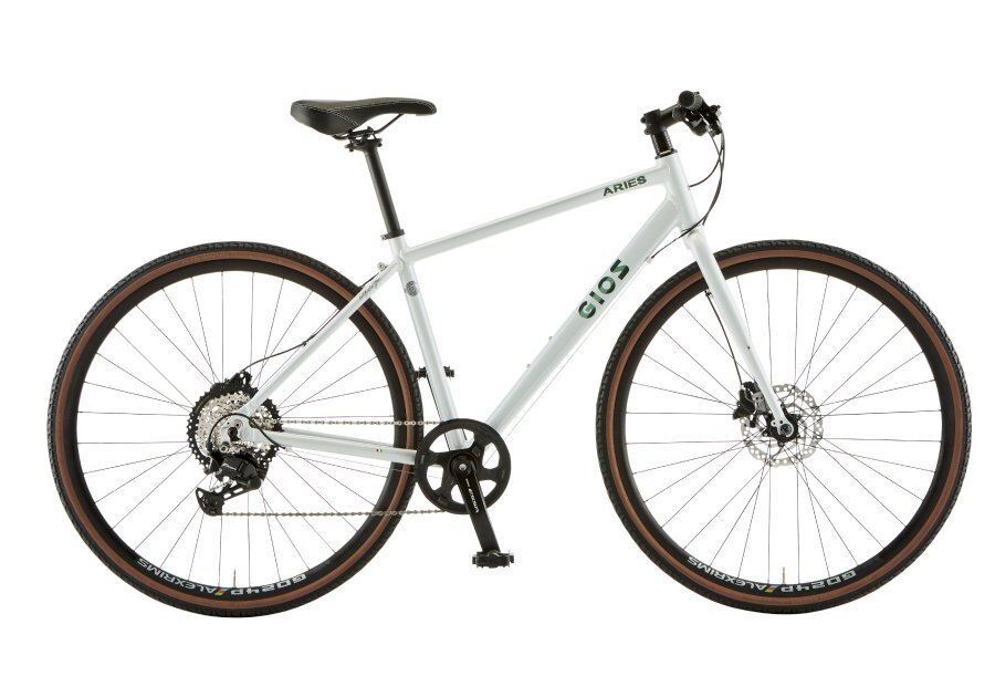 14%OFF 送料込 ディスク専用スタンドサービス！ GIOS ジオス ARIES アリエス オイルDISC 38C 45Tワイドレシオ 450 155-170 ホワイト
