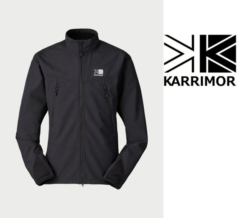 30,800円新品タグ付き【KARRIMOR カリマー】英国アウトドア active breath zip-up ジャケット 黒 M v8246