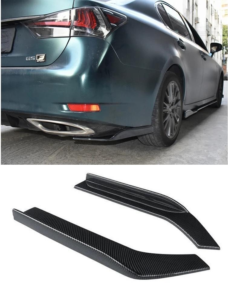 【送料無料】国内発送 レクサス GS リアアンダーカナード リアスポイラー リアバンパー スポイラー リアカナード Lexus ARL AWL ブラック