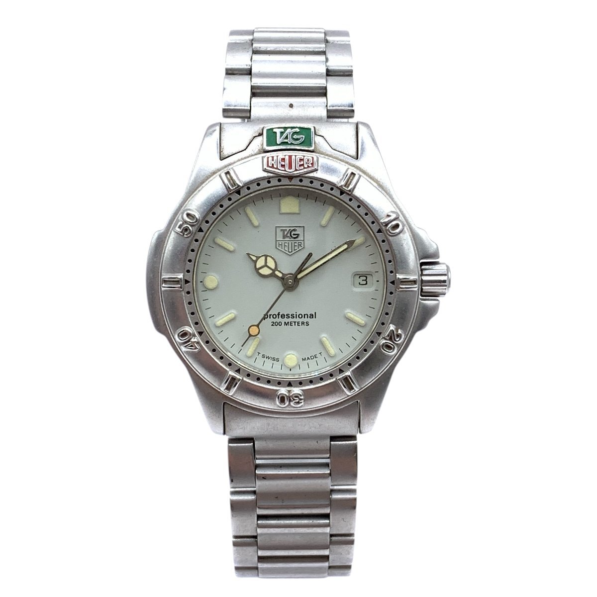 TAG HEUER タグホイヤー 時計 腕時計 プロフェッショナル 200METERS 999.713A クオーツ 不動 ジャンク品 コンパクトサイズ 蘇や(HY1357)
