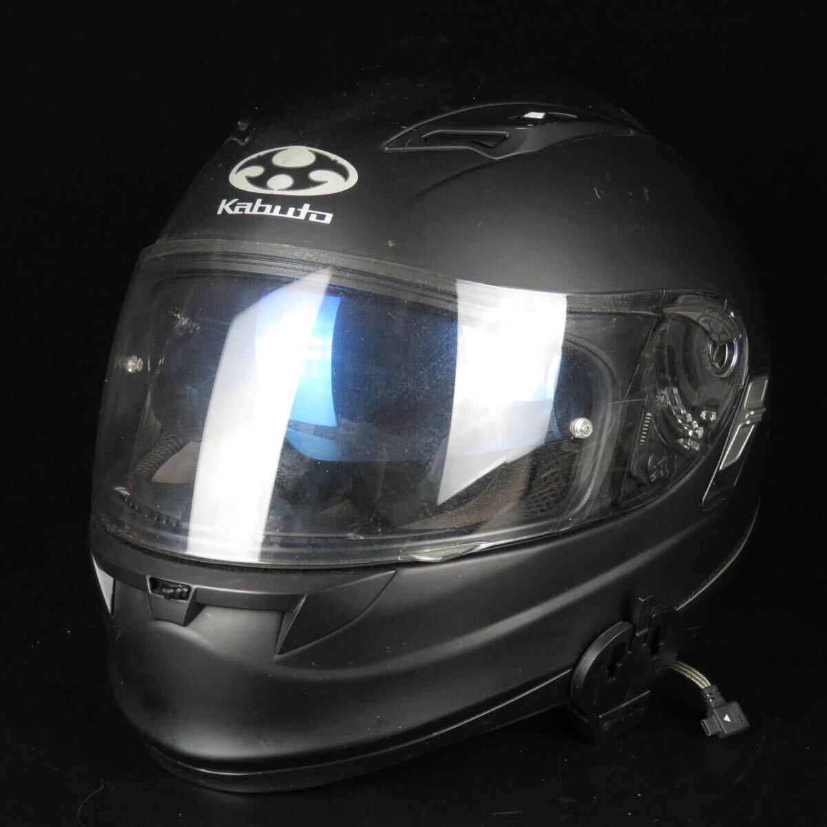 【志】KABUTO ヘルメット モデル(KAMUI)59〜60cm未満サイズ バイク用 フルフェイスヘルメット フラットブラック 委託品(R80331HJT1-2630)