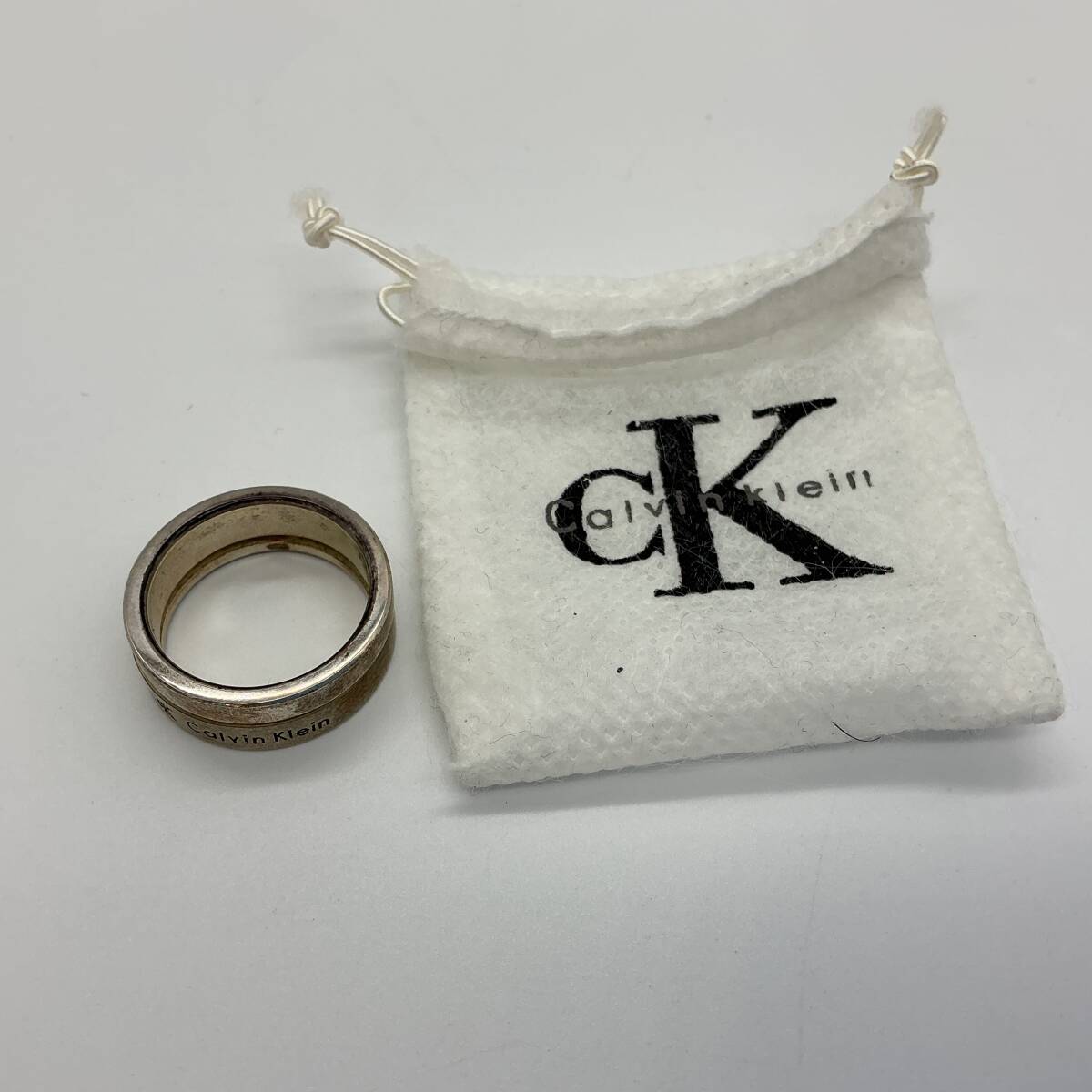 ＃5856 Calvin Klein カルバン クライン リング 指輪 SV925 シルバー 銀 アクセサリー ブランド小物 約8.5ｇ ファッション小物
