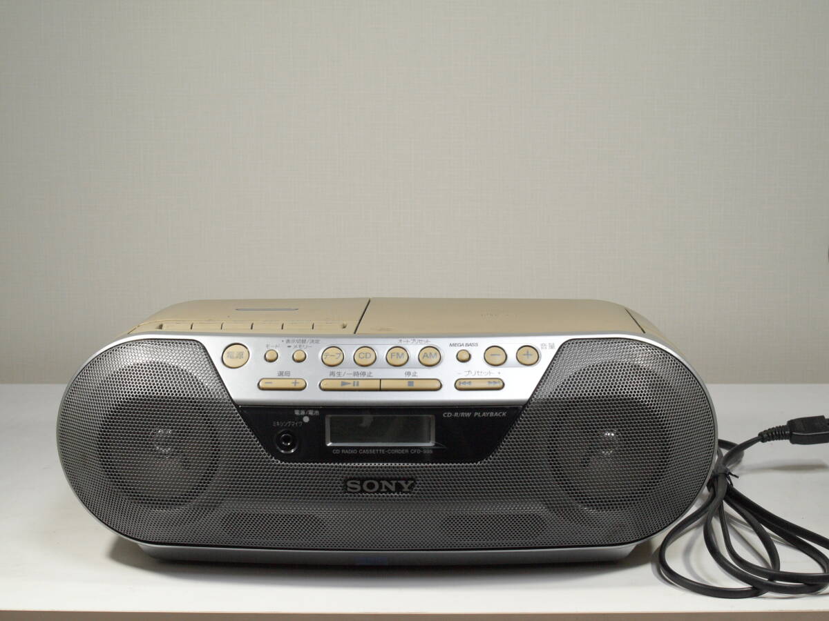 SONY CDラジオカセットレコーダー