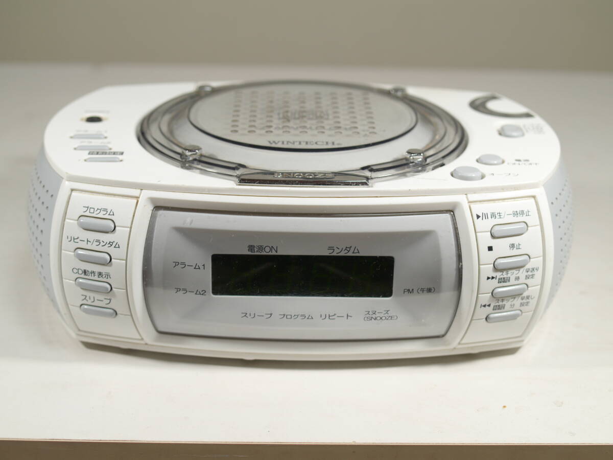 WINTECH CD ALARM CLOCK