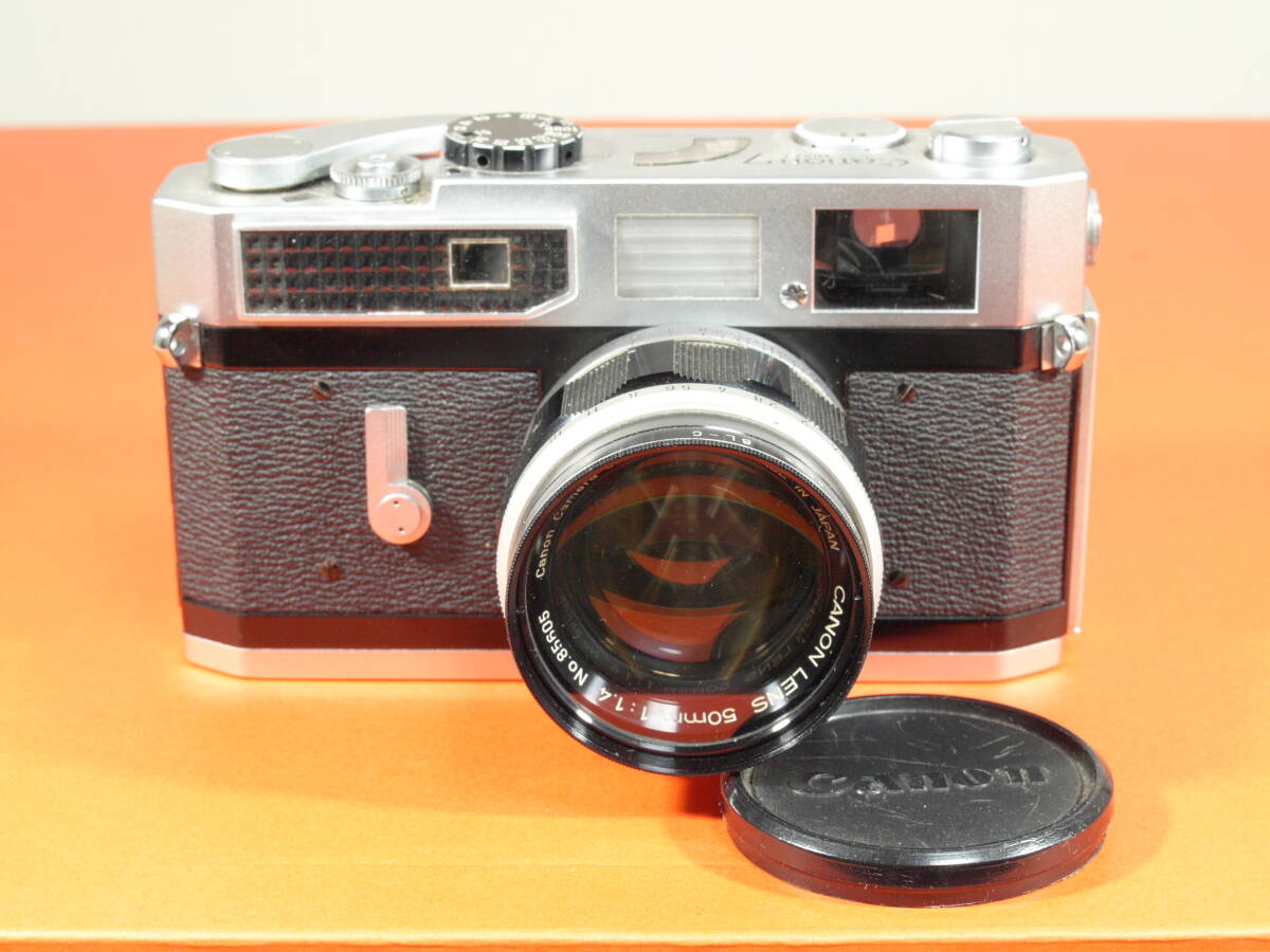  Canon 7 キャノン フィルムカメラ レンジファインダー　 LENS　50ｍｍF1.4 現状品