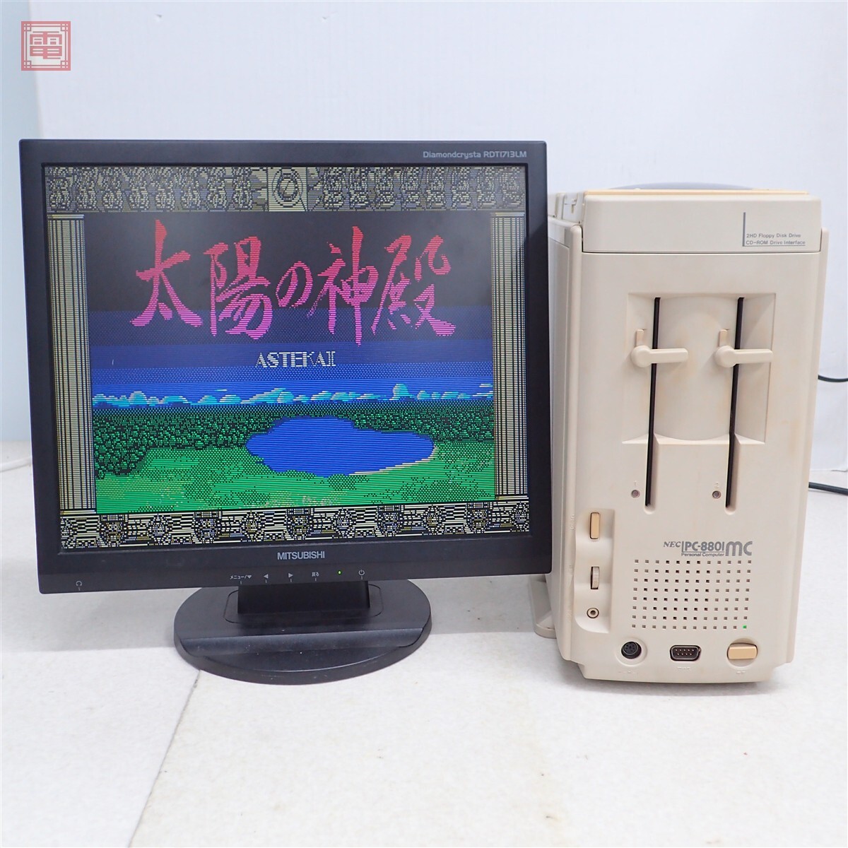 NEC PC-8801MC 本体のみ PC88 基本動作OK CDドライブ不良 ジャンク【40