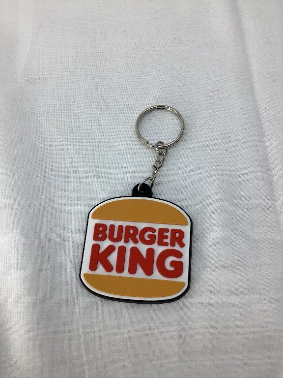 BURGER KING ラバーキーチェーン 　キーホルダー　ハンバーガー アメリカ雑貨　アメ雑　アメリカン雑貨