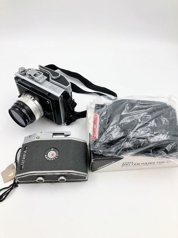 【HORSEMAN ホースマン】CONVERTIBLE HORSEMAN CH-8421 /CH-8420 1:5.6 f=62mm ロールフィルムホルダー 451型
