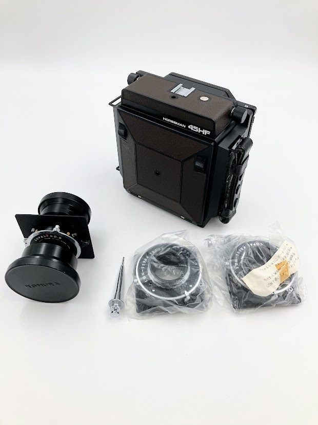TOPCON HORSEMAN 45HF 大判フィルム 蛇腹カメラ 付属品付き ジャンク 中古