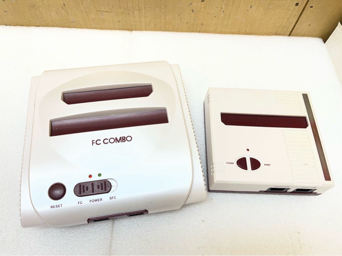 U014673 FC COMBO エフシーコンボ CC-SFCF-WT ／FC COMPACT エフシー　コンパクト　ゲーム テレビ スーパー ファミコン 動作未確認　