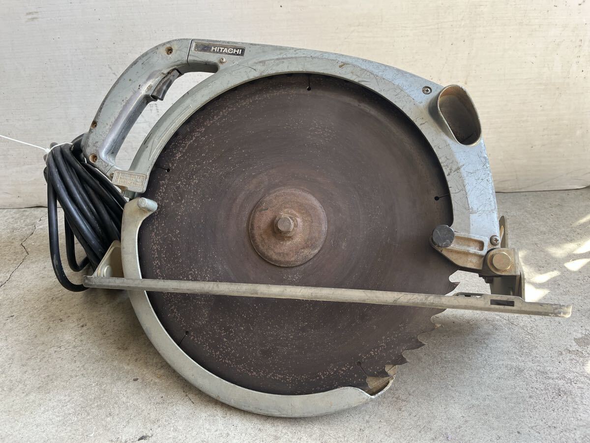 U014786 HITACHI PS-15A 日立 電気丸のこ 382mm 丸ノコ 電動工具 14A 23000rpm 中古動作品 大型　現状品　0416