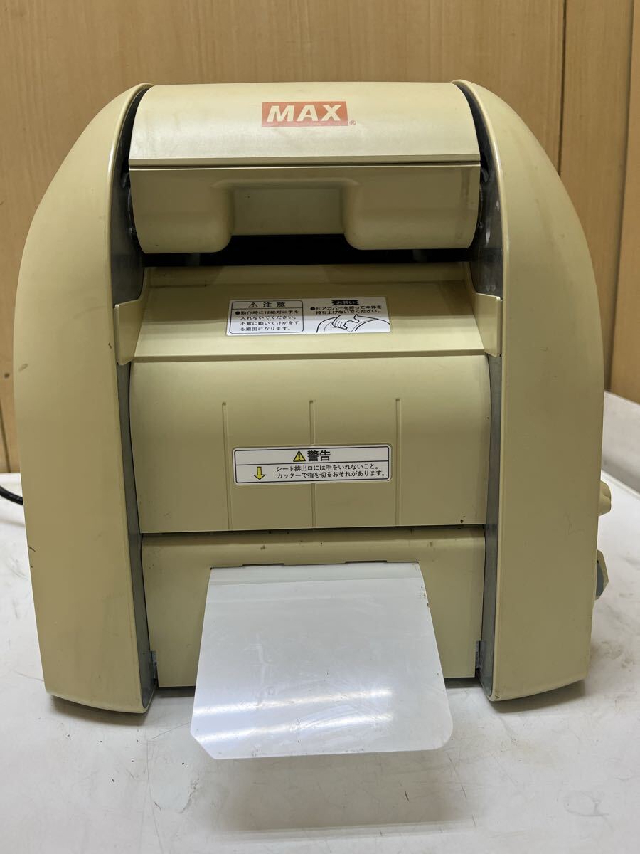 U014753 MAX/マックス Bepop/ビーポップ ラベルプリンタ CPM-100H 電源コード付　通電確認済み　現状品　0415