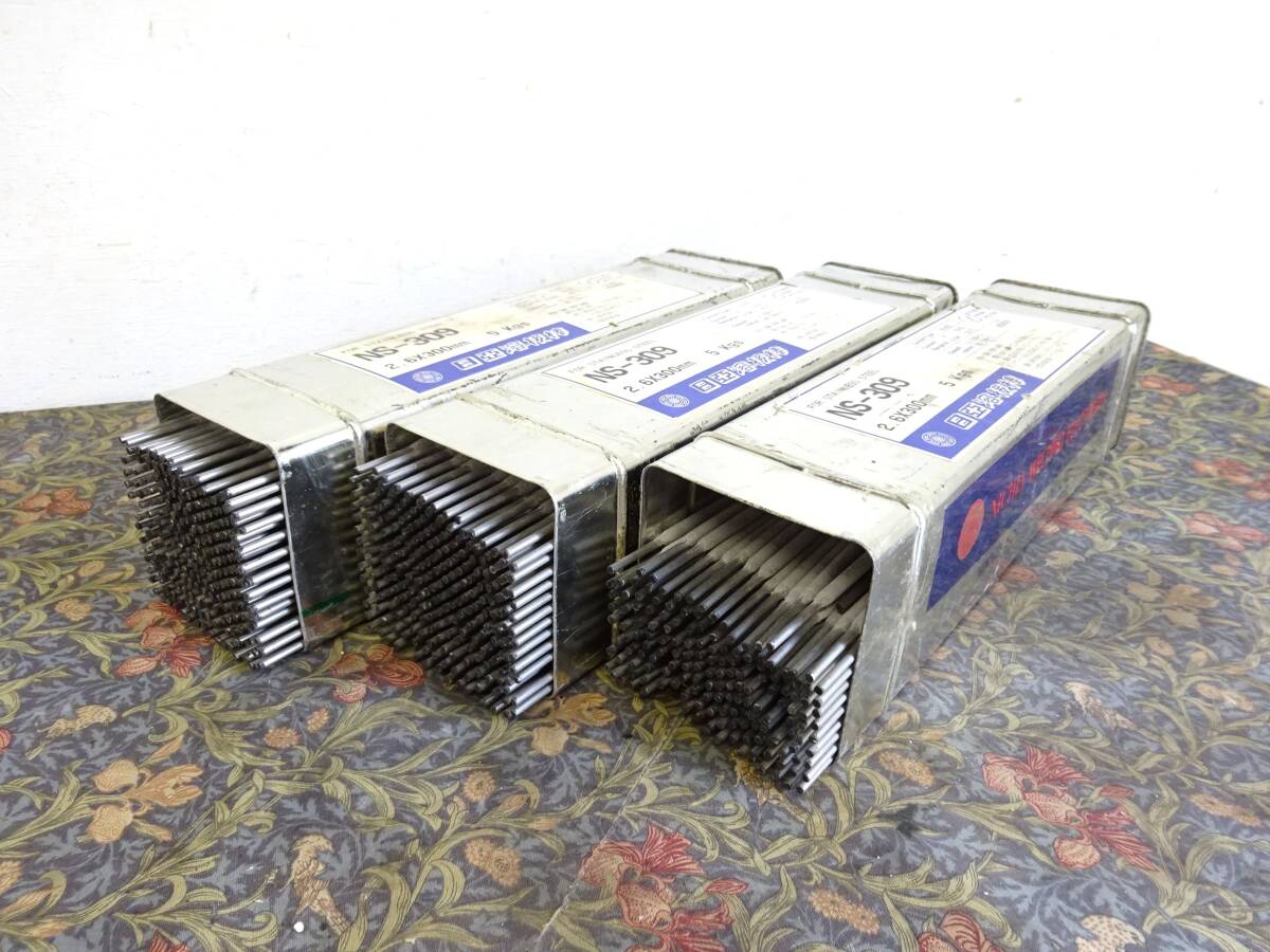 日亜 ニッコー NS-309 合計 13.3kg ステンレス鋼 溶接棒 2.6mm × 300mm JIS Z3221 D309-16 309-16 SUS 309S 異材継手
