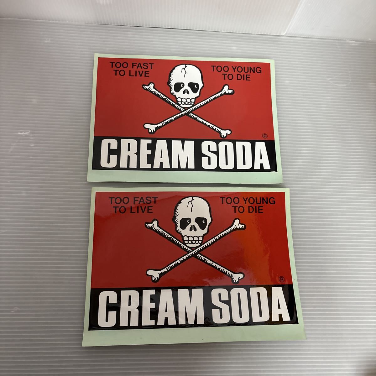 A364 クリーム ソーダ CREAM SODA 当時物　大型ステッカー ステッカー