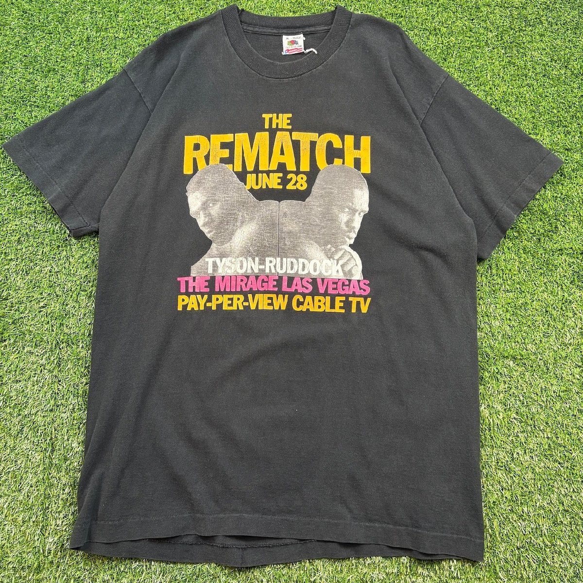 90s USA製 FRUIT OF THE LOOM Tシャツ メンズ XLマイクタイソン b26032045