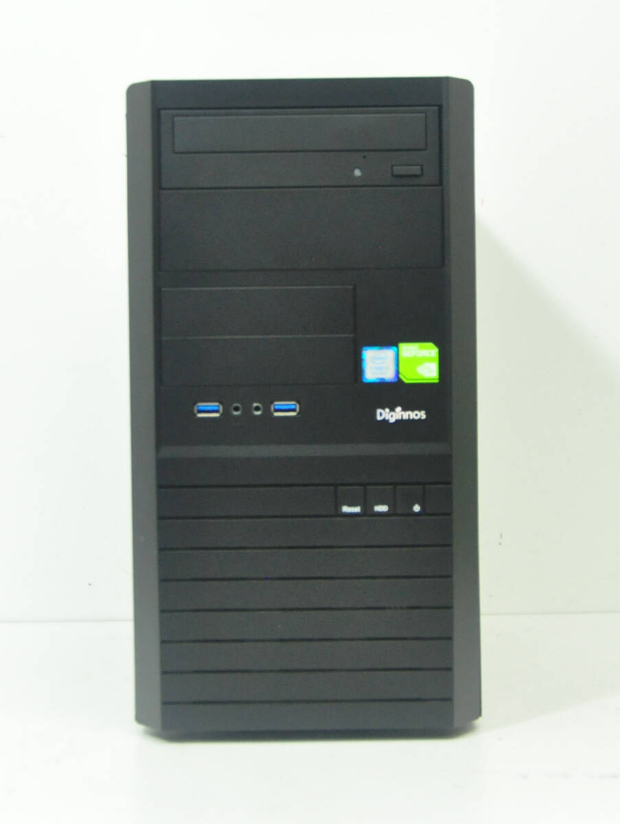 Diginnos GTX1030 ゲーミングPC Corei7-8700 3.2GHz/ SSD 256GB + HDD 1TB/ メモリ32GB/ マルチ/ Windows11