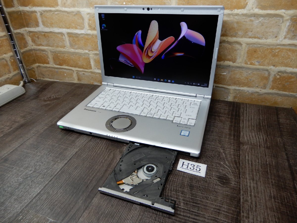 H35☆Windows11☆第8世代Core i7★webカメラ ＆ 高速 SSD512☆メモリ16GB★DVDRWマルチ☆フルHD14ｗ液晶★無線LAN★Panasoni★CF-LV8