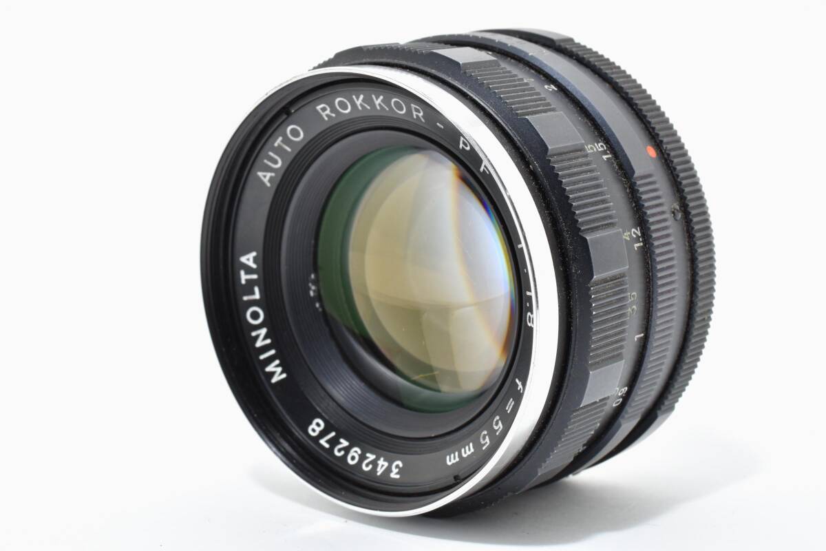 【並品】 MINOLTA ミノルタ AUTO ROKKOR-PF 55mm F1.8【動作確認済み】 #2824442