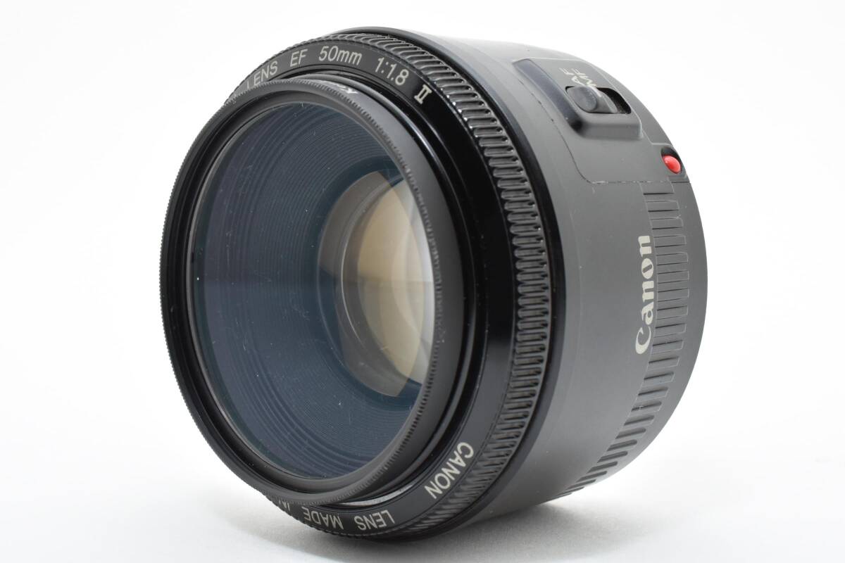 【並品】 CANON キヤノン EF 50mm F1.8 II 単焦点 レンズ【動作確認済み】 #2848112