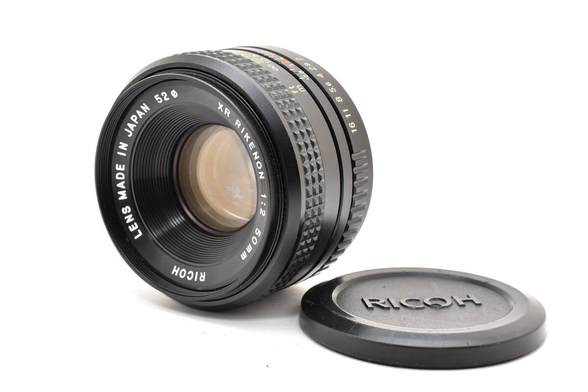 【並品】 ricoh リコー RIKENON XR 50mm F2 単焦点 一眼カメラ用 【動作確認済み】 #2852970