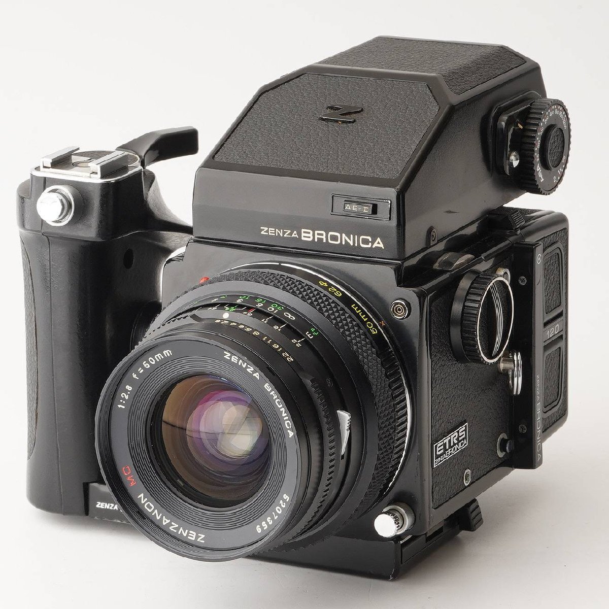 ゼンザブロニカ Zenza Bronica ETR-S / ZENZANON MC 50mm F2.8 / スピード グリップ