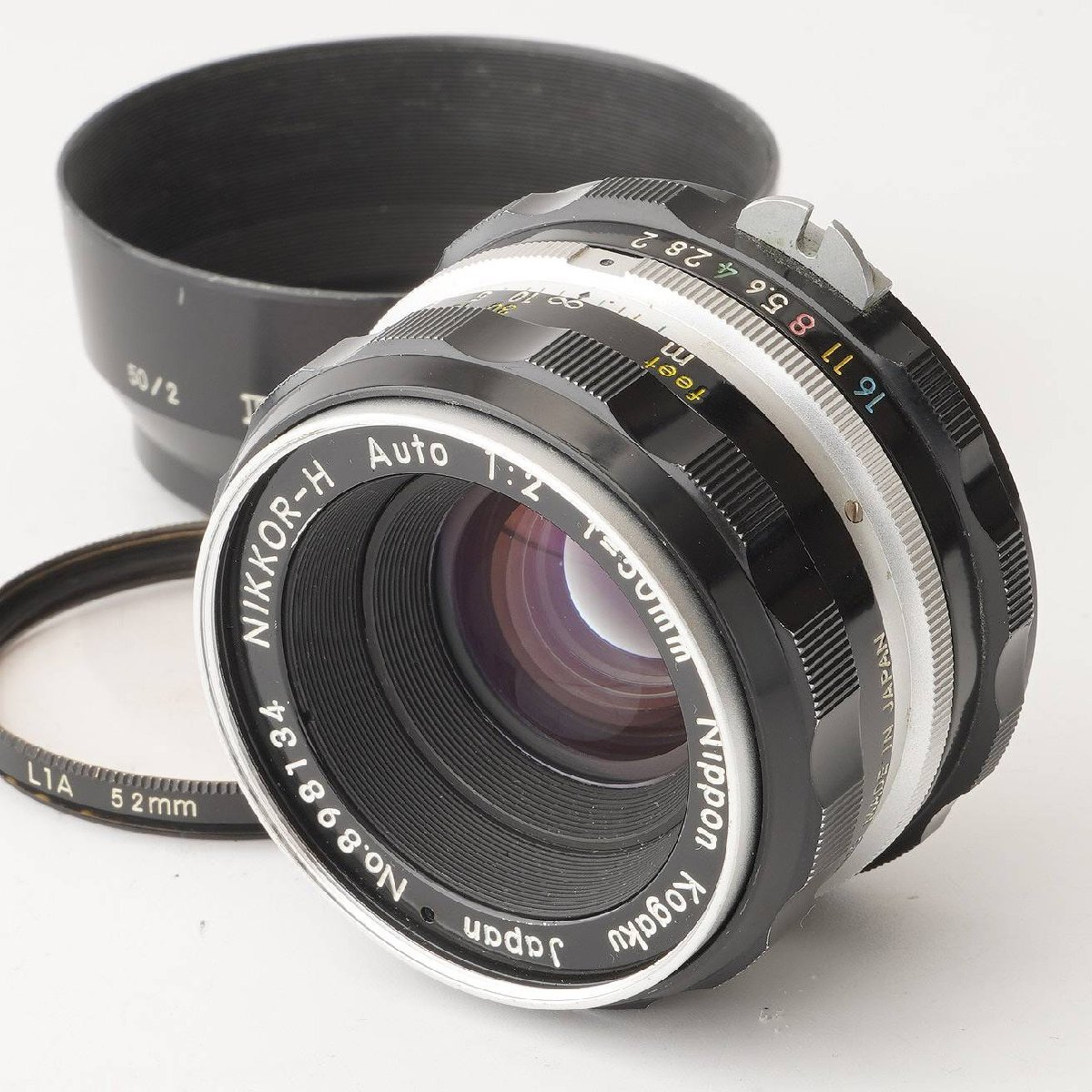ニコン Nikon Nippon Kogaku 非Ai NIKKOR-H Auto 50mm F2