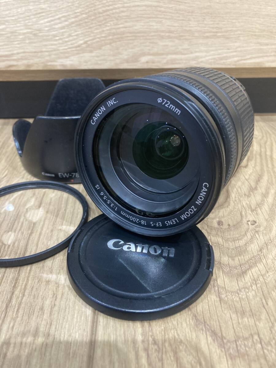 １円〜 Canon キヤノン EF-S 18-200mm f/3.5-5.6 IS ズーム カメラ レンズ 