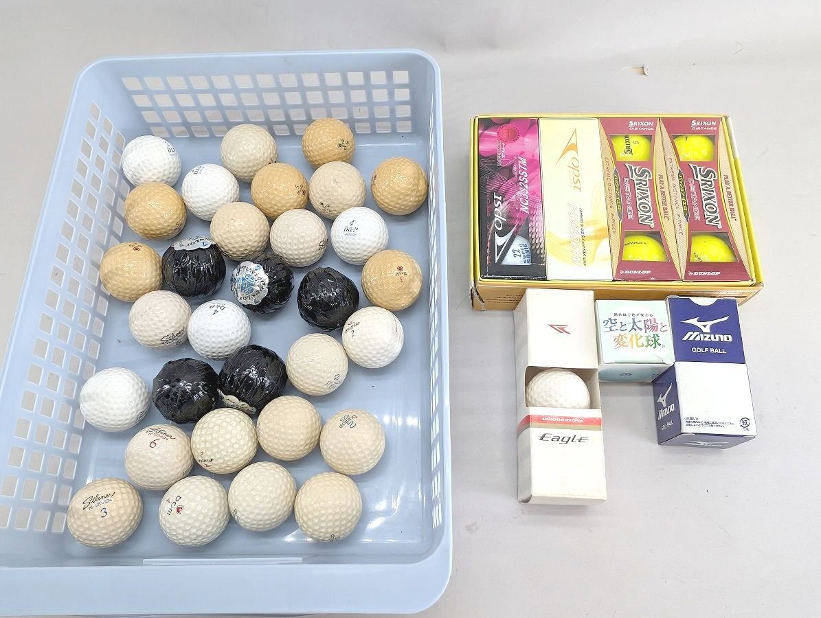 中古未使用混合 ゴルフボール ミズノ ダンロップ SRIXON等 まとめ[03-7867