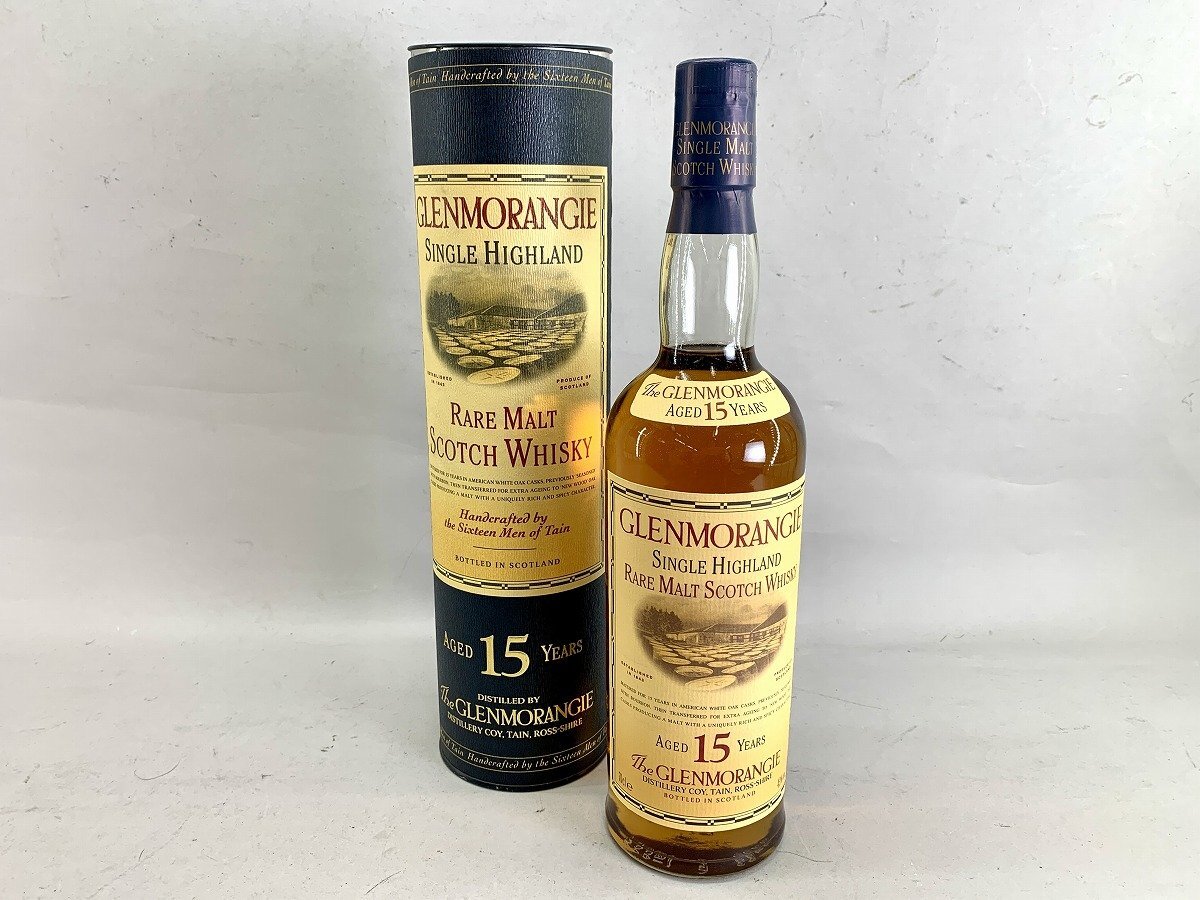 GLENMORANGIE グレンモーレンジ 15年 700ml 43度 スコッチ ウイスキー 古酒 箱有[01-4806