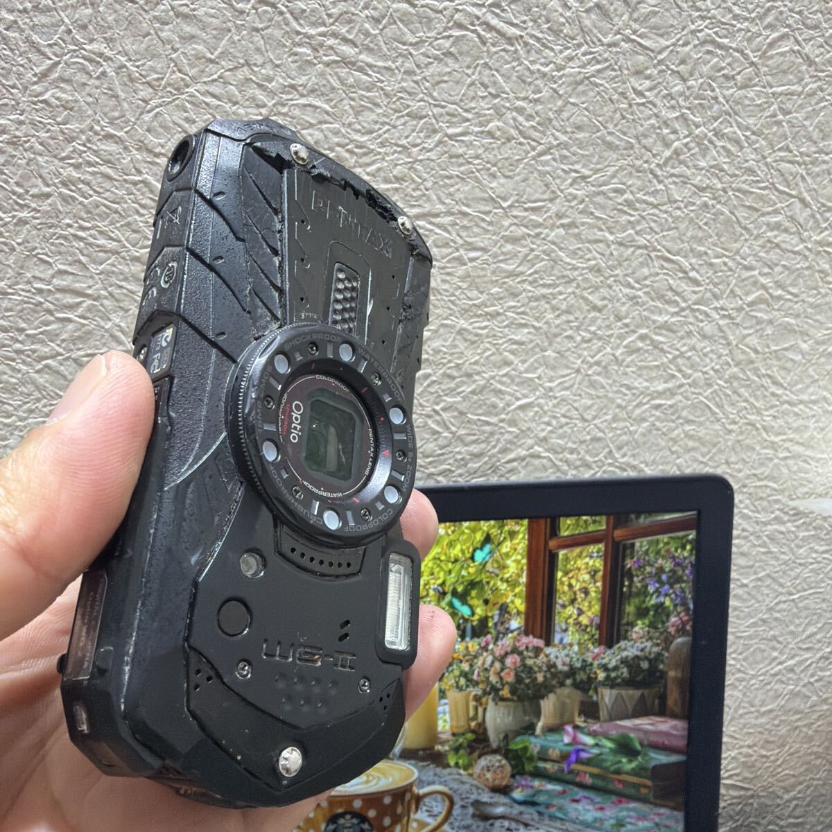 PENTAX デジタルカメラ　WGー2 バッテリー付き　動作品