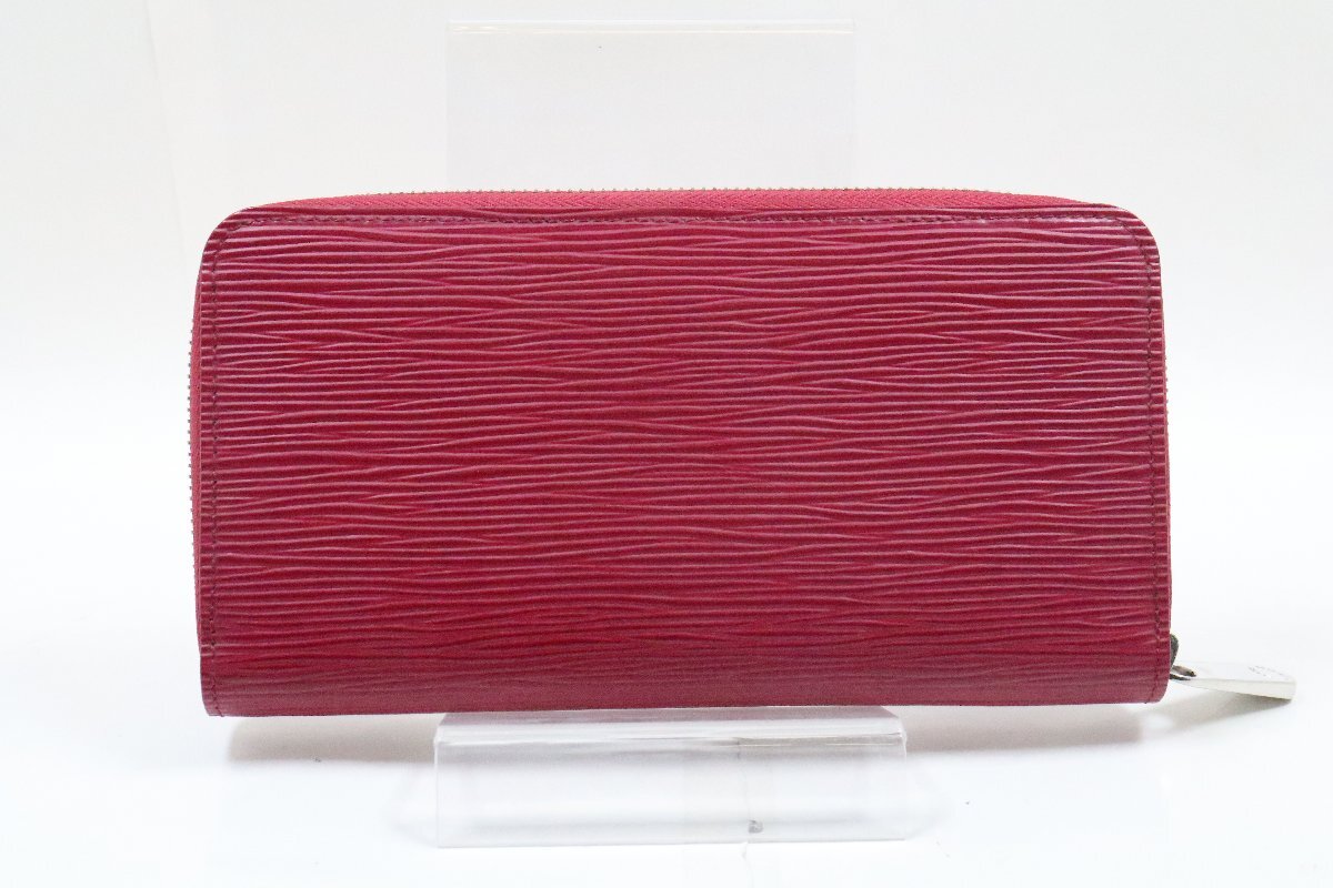 ルイ・ヴィトン エピ ジッピーウォレット M61858 ルージュ色 中古美品