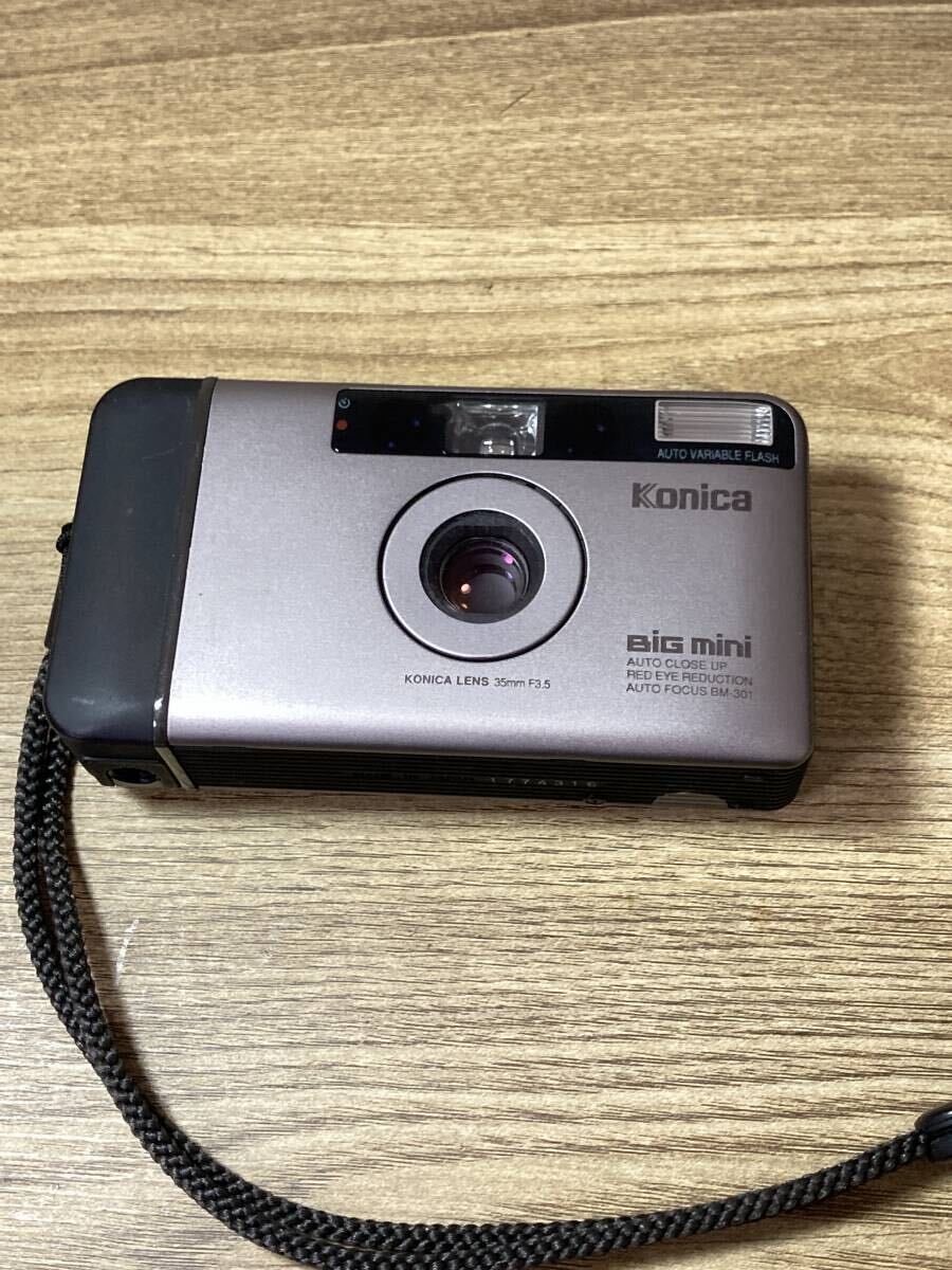konica big mini bm-301 フィルムカメラ シルバー
