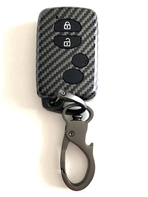 新品カーボン調スマートキーケース 30プリウス 軽さ剛性 硬度 耐衝撃性 プリウス キーケース アクア キーケース ヴィッツ キーケース 1