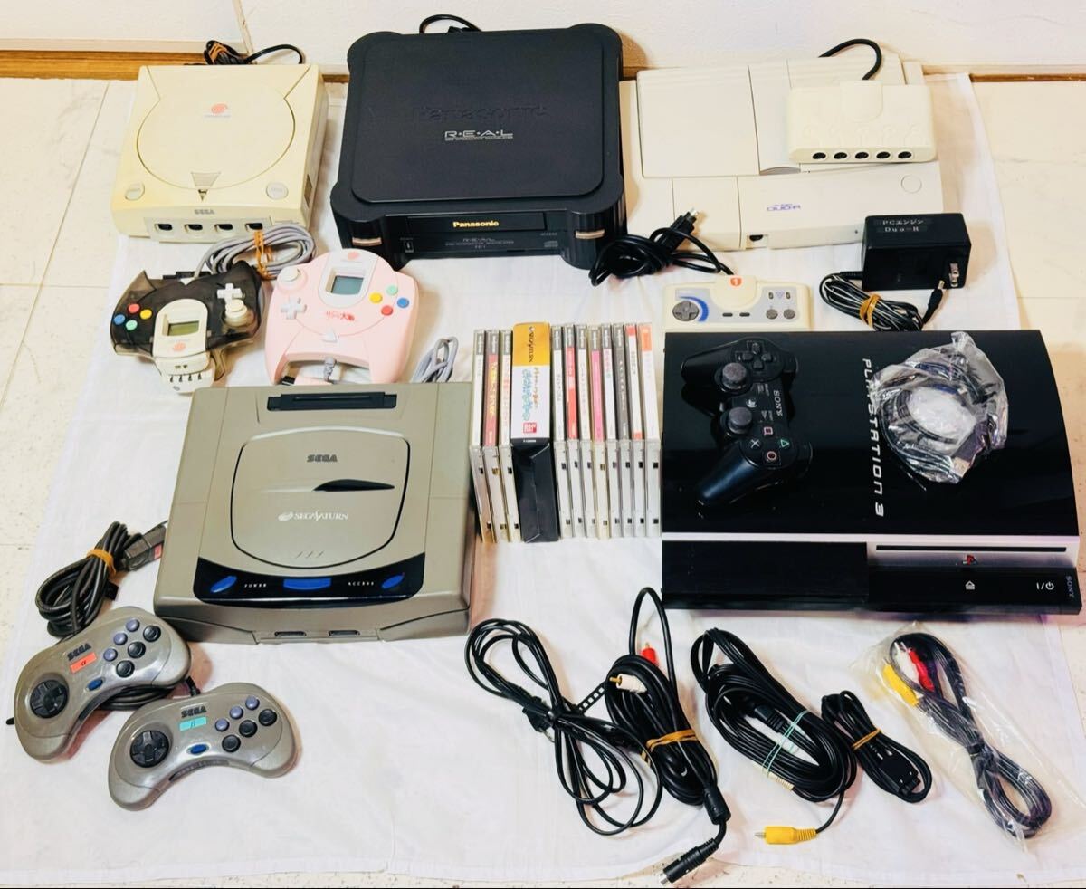 SEGA DCドリームキャスト/　PS3 セガサターン　/3DO REAL /PCエンジンDuo-R /ゲーム　ダビつく　FZ-1 サクラ対戦　たまごっちパーク その3