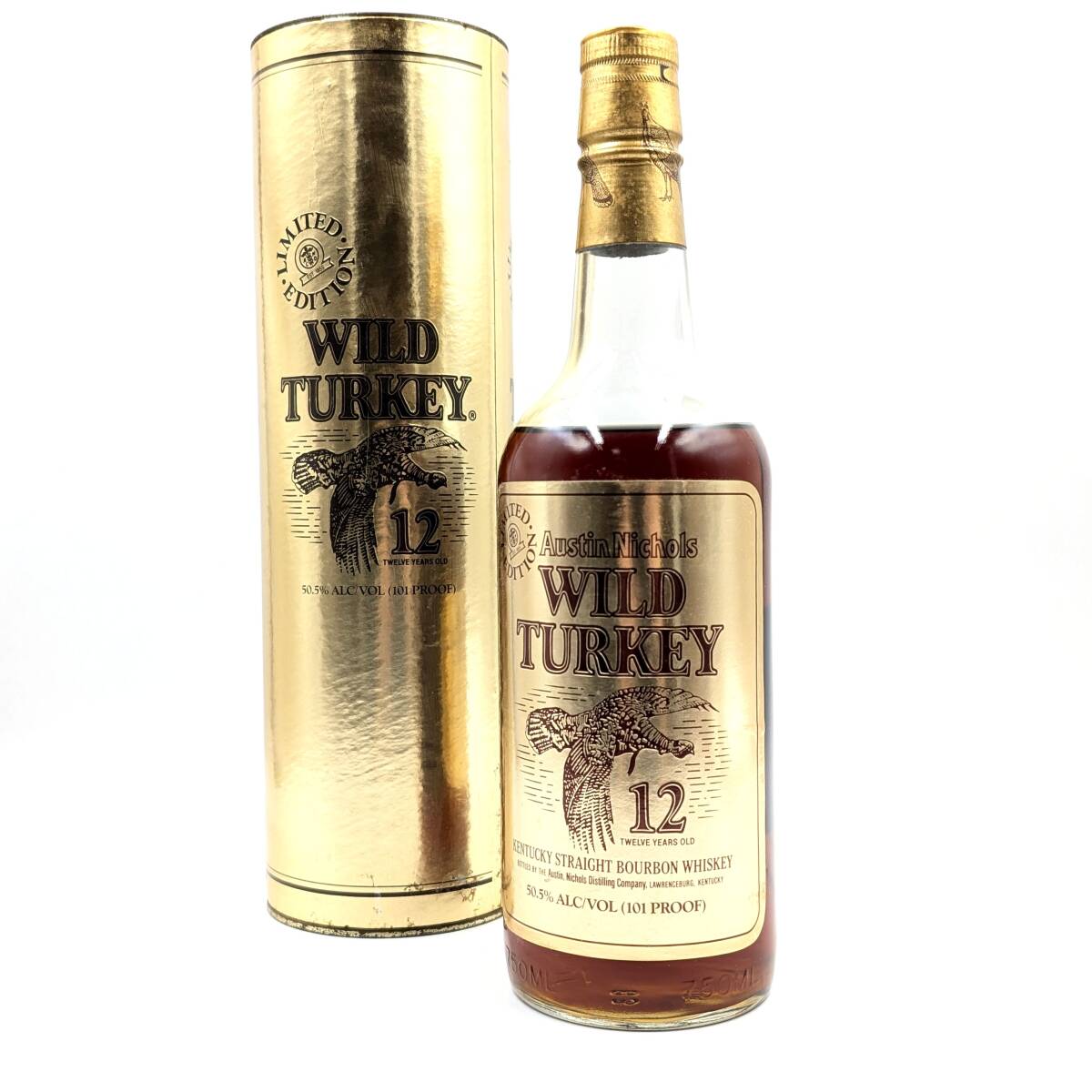 ■【未開栓】 WILD TURKEY 12 YEARS OLD LIMITED EDITION 750ml 50.5% ワイルドターキー 12年 リミッドエディション ウイスキー レア 希少