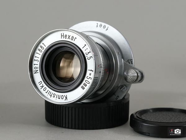 実用美品 小西六 Hexer 50mm F/3.5 ライカＬ３９レンズ,整備済