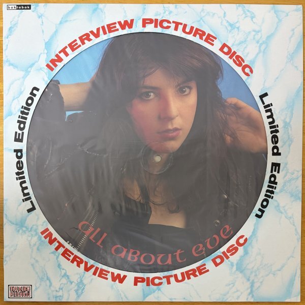 ●ALL ABOUT EVE / Limited Edition Interview Picture Disc ※英国盤12inch ピクチャー・レコード/限定【 BAKTABAK BAK 2087 】1987年発売
