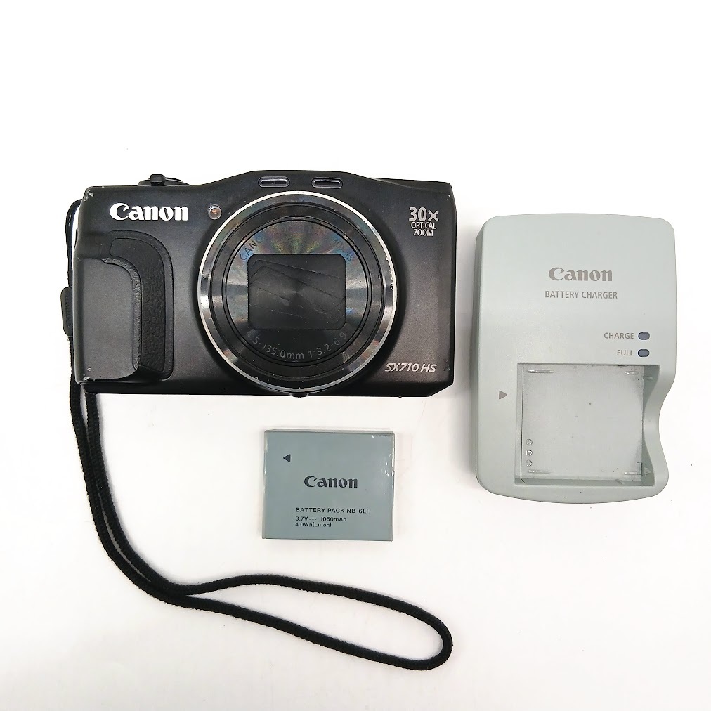 【AF-14】通電確認済　Canon　キヤノン　PowerShot SX710 HS　パワーショット　PC2194 　デジカメ　ZOOM LENS 30xIS　5-135.0mm　1:3.2-6.9
