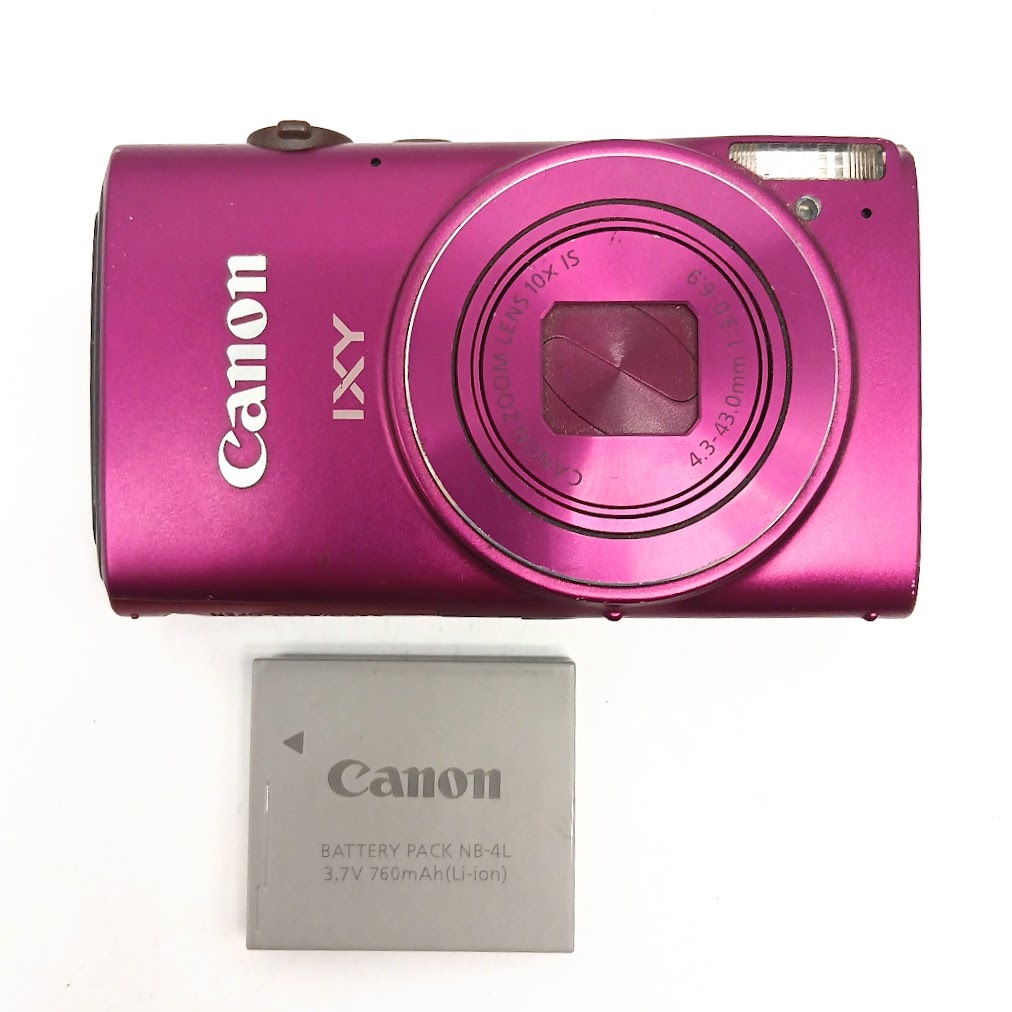 【AF-15】Canon　キヤノン　IXY 620F　イクシー　P2013　デジカメ　ZOOM LENS 10xIS　4.3-43.0mm　1:3.0-6.9　バッテリー付き　※難有