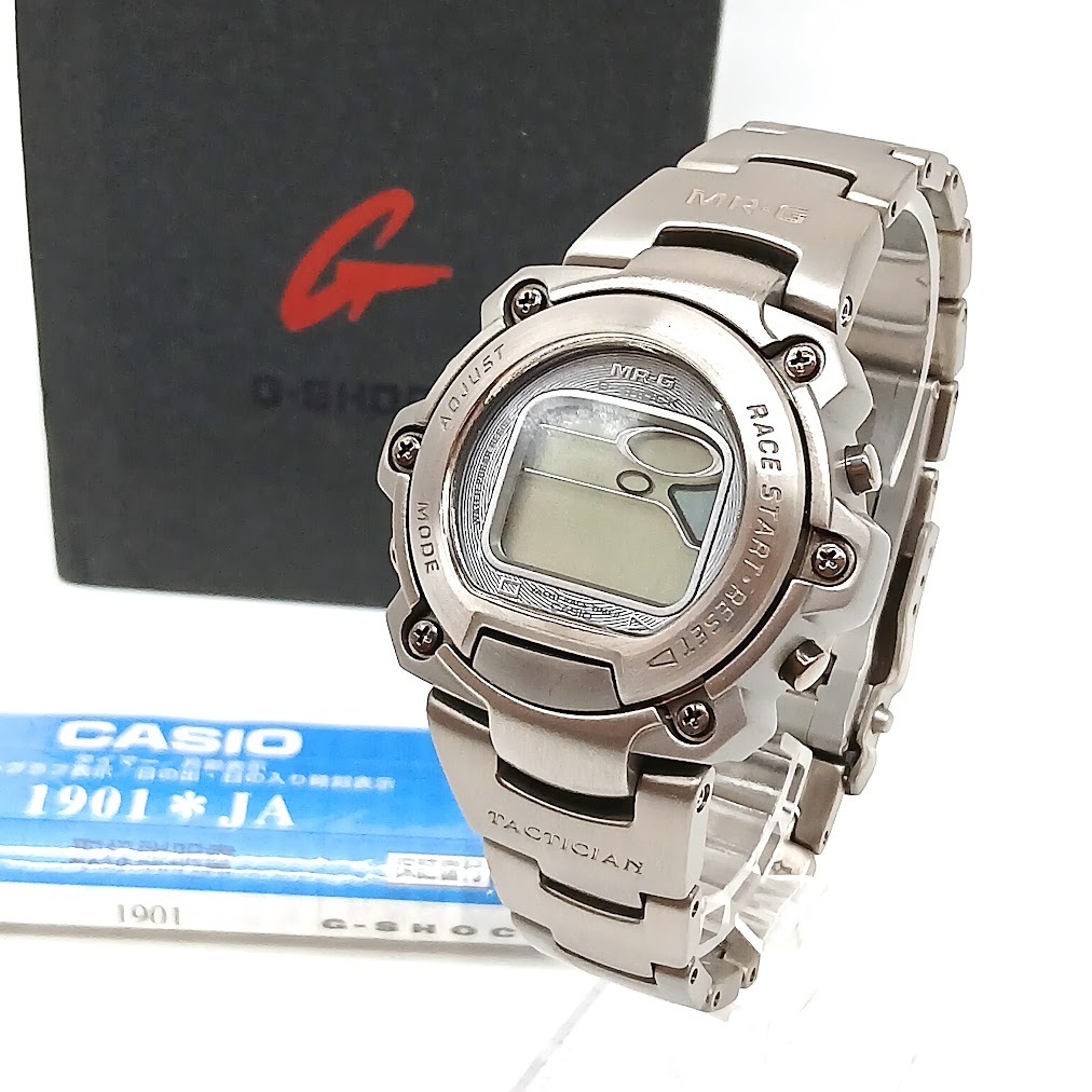 【AM-31】CASIO　カシオ　G-SHOCK　MRG-1000T　ジーショック　TACTICIAN　タクティシャン　MR-G　メンズ腕時計　デジタル　箱　説明書付き