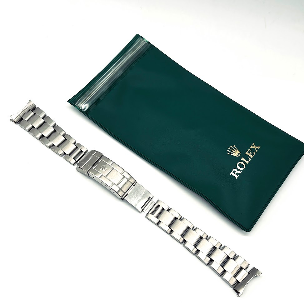 【AF-10】ROLEX　ロレックス　サブマリーナー　14060　純正ブレス　ベルト　93150　ラグ幅20mm　腕時計用　パーツ　バックル　携帯用ケース