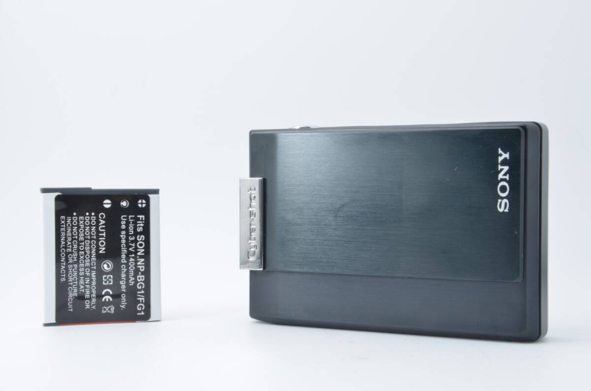 ★美品★ ソニー SONY Cyber-shot DSC-T100 ブラック コンパクトデジタルカメラ B3965 #75