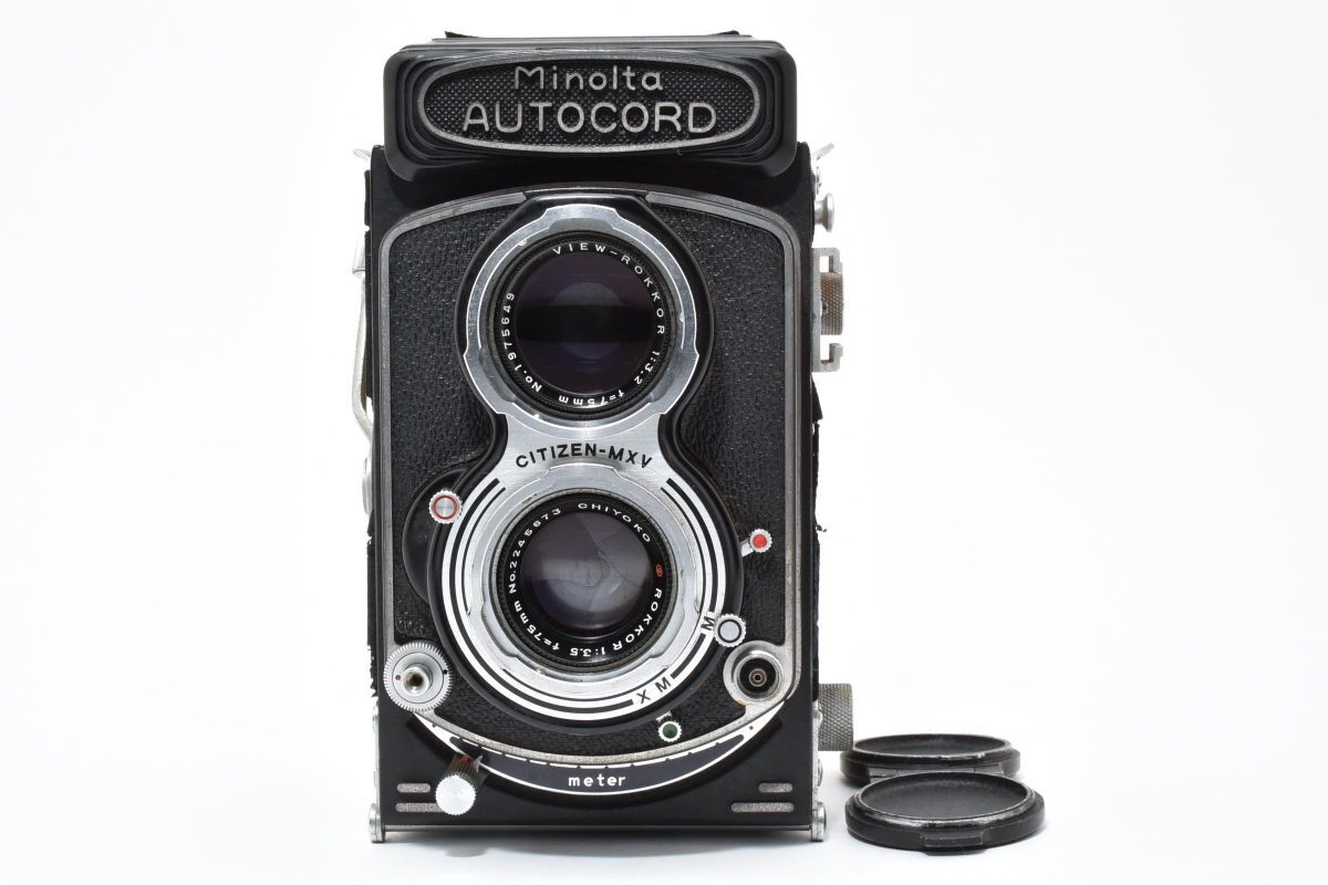 ★希少品★ ミノルタ MINOLTA AUTOCORD 初期型 75mm F3.5 OB4044 #16