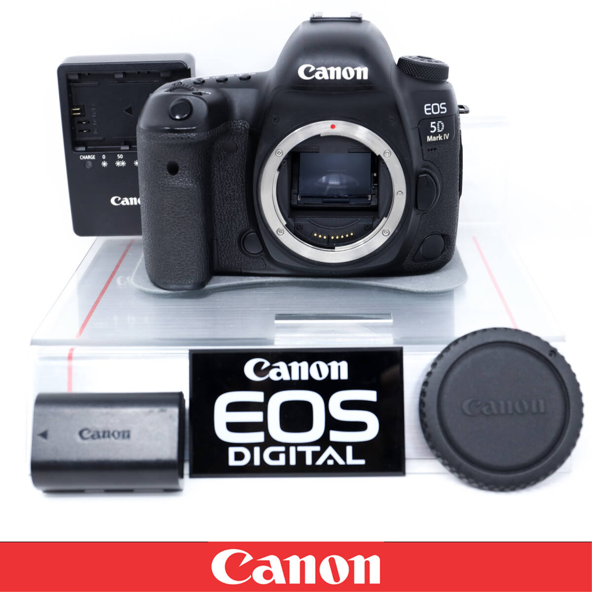 【美品】Canon キャノン EOS 5D Mark IV ボディ Mark4 動作絶好調 3040万画素 4K動画 常用ISO32000 フルサイズ一眼レフ 5DMK4 5DIV