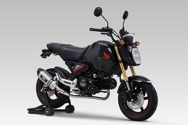 ヨシムラ GROM(21-24) フルエキマフラー 機械曲R-77S サイクロン サテンフィニッシュ 110A-40K-5130