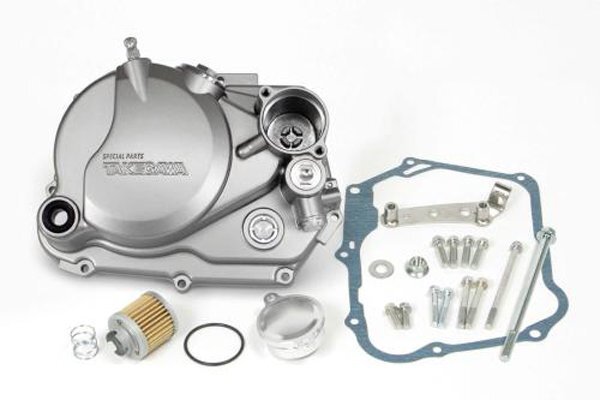 武川 12V DAX50 スペシャルクラッチカバーキット(アルミダイカスト/シルバー塗装) SP02-01-0478