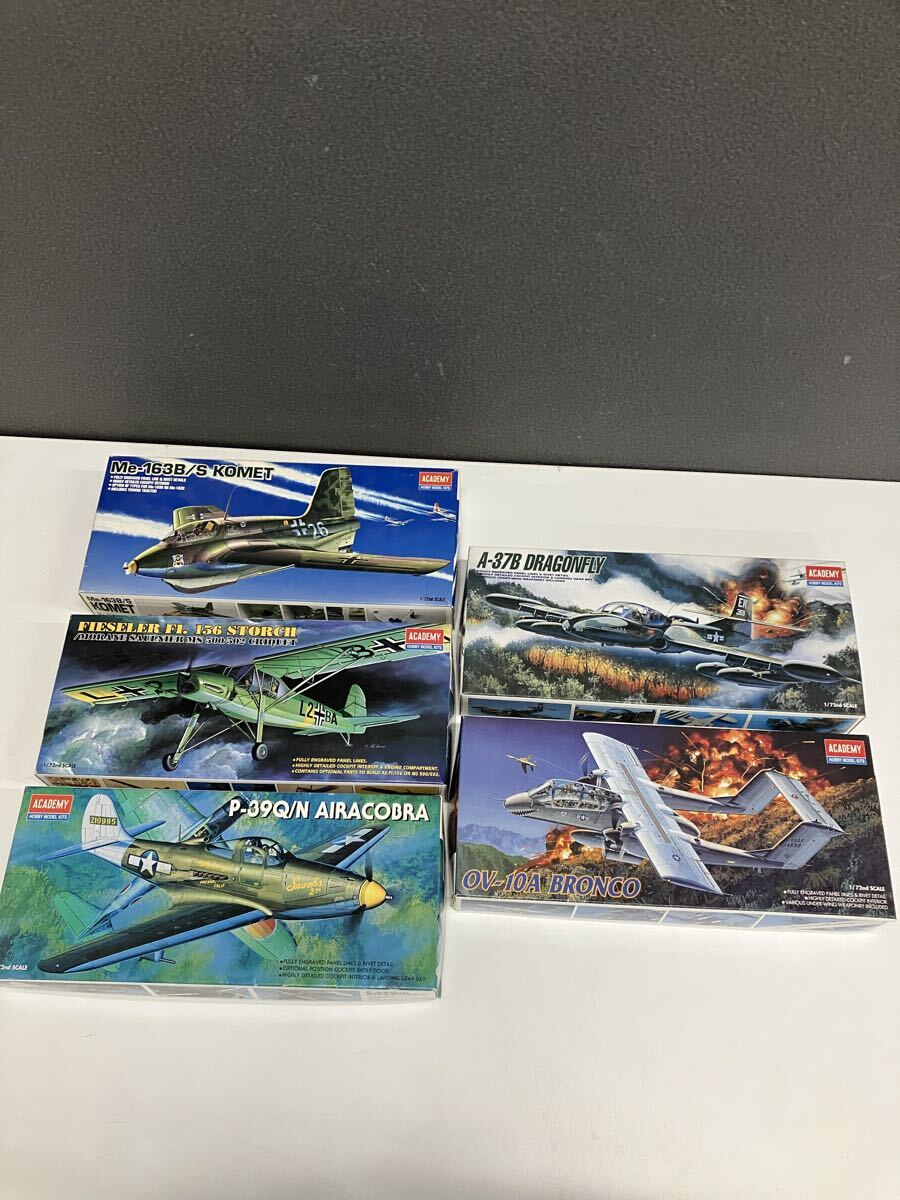 0804f0715 アカデミー 1/72 メッサーシュミット Me 163B/S コメート P-39Q/N OV-10A ブロンコ ドラゴンフライ 他 未組立 ※同梱不可