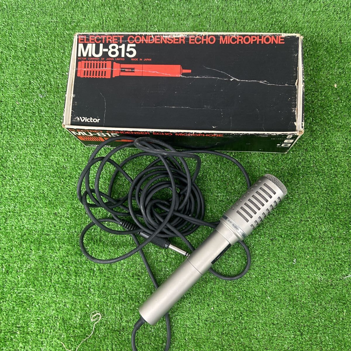 Victor ビクター コンデンサーマイク MU-815　 エレクトレットコンデンサー　ジャンク品 動作未確認
