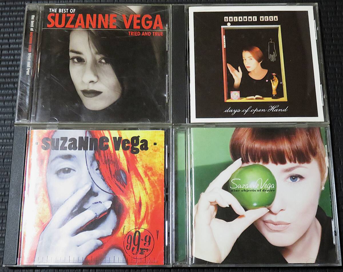 ◆Suzanne Vega◆ スザンヌ・ヴェガ 4枚まとめて 4枚セット 4CD The Best of, Nine Objects of Desire, Days of Open Hand, 99.9F°