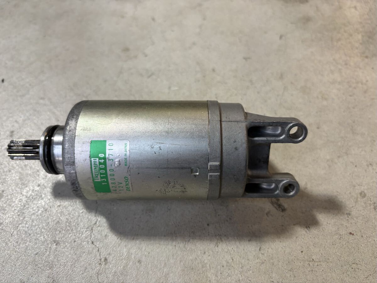 トライアンフ デイトナ675 純正 セルモーター 実働